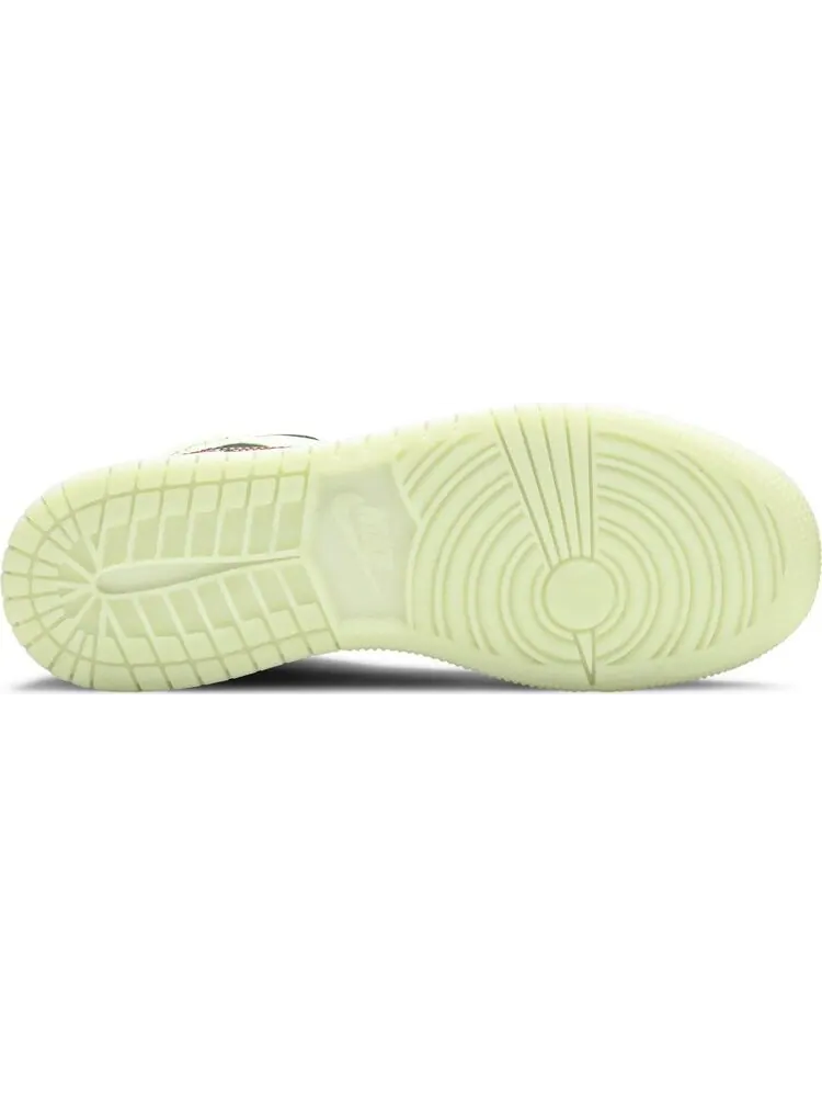 Кроссовки Air Jordan 1 Mid Glow In The Dark — изображение 4 из 8, мульти