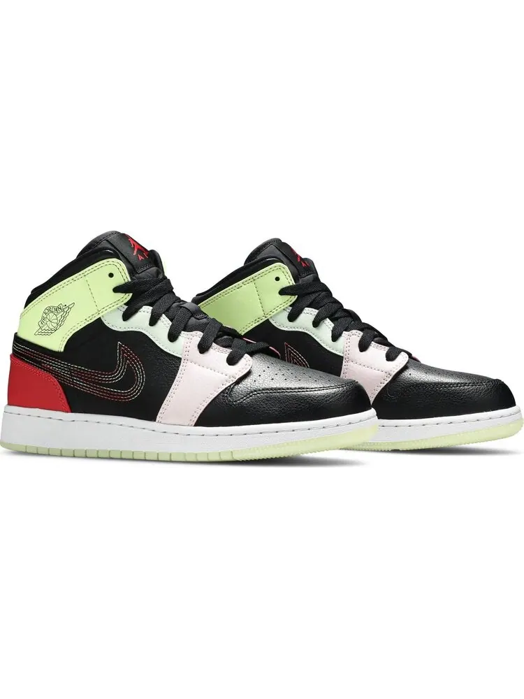 Кроссовки Air Jordan 1 Mid Glow In The Dark — изображение 8 из 8, мульти