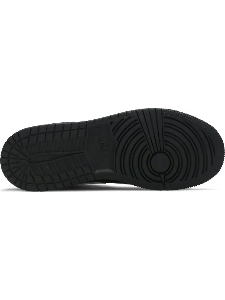 Кроссовки Air Jordan 1 Mid SE GS Black Glitter — изображение 4 из 8, черный