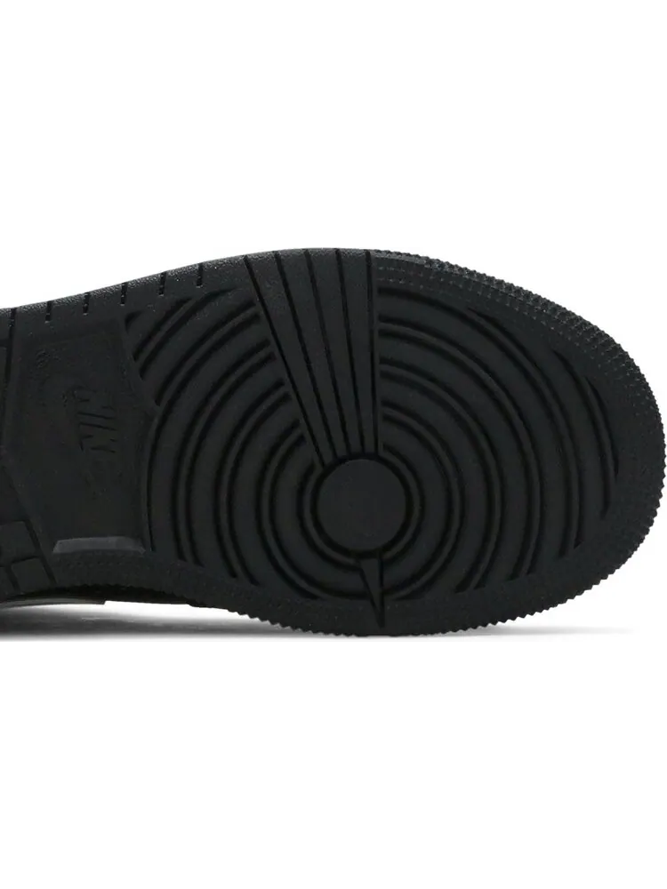 Кроссовки Air Jordan 1 Mid SE GS Black Glitter — изображение 5 из 8, черный