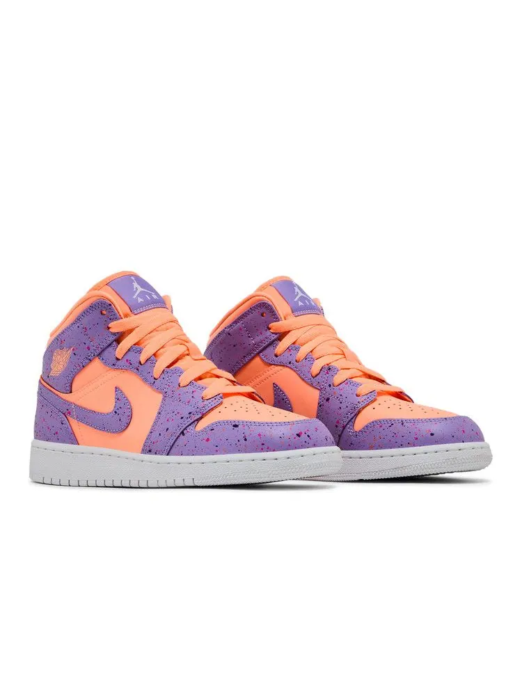 Кроссовки Air Jordan Air Jordan 1 Mid SE GS 'Atomic Pulse' — изображение 9 из 9