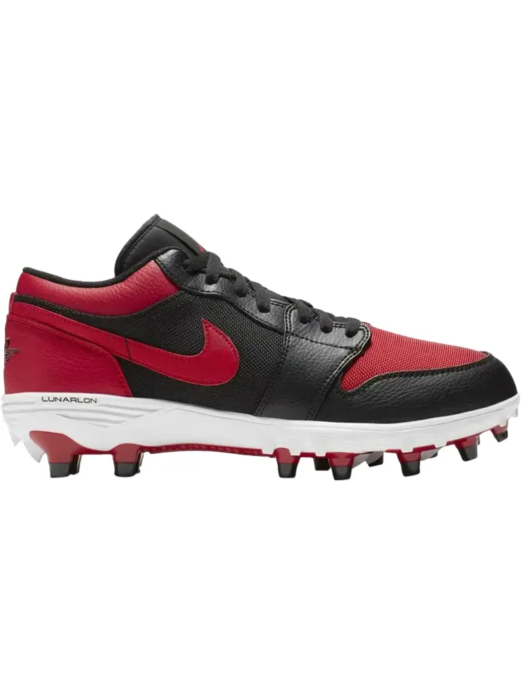 Кроссовки Jordan 1 Low TD Cleat Bred — изображение 1 из 1, красный