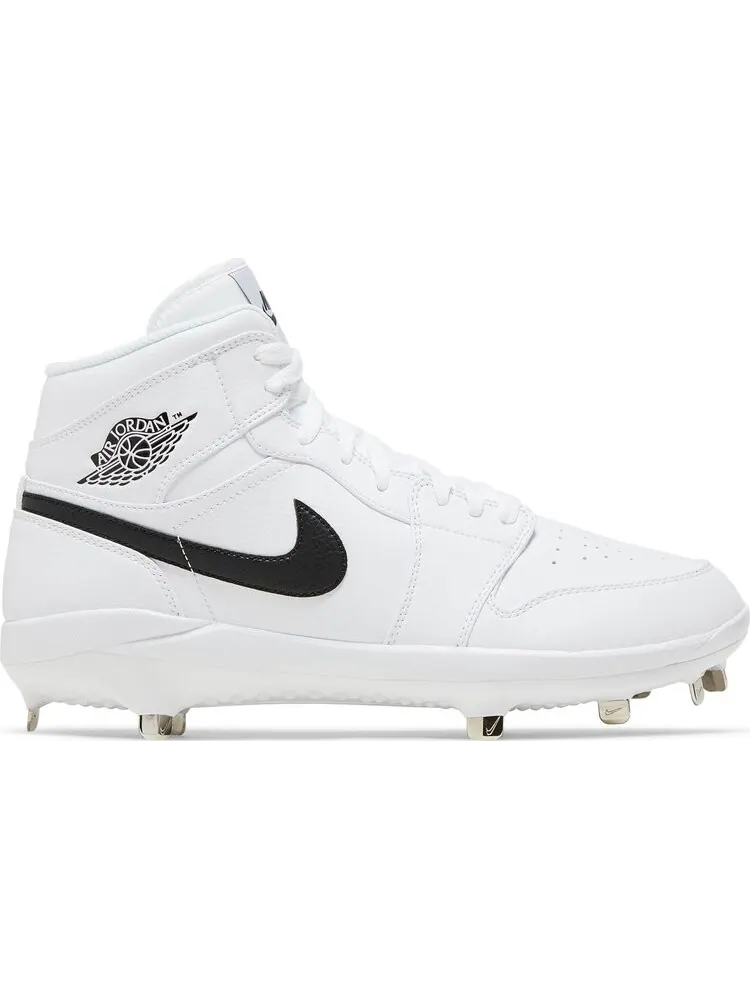 Кроссовки Air Jordan 1 Retro Metal 'White Black' — изображение 1 из 4, белый