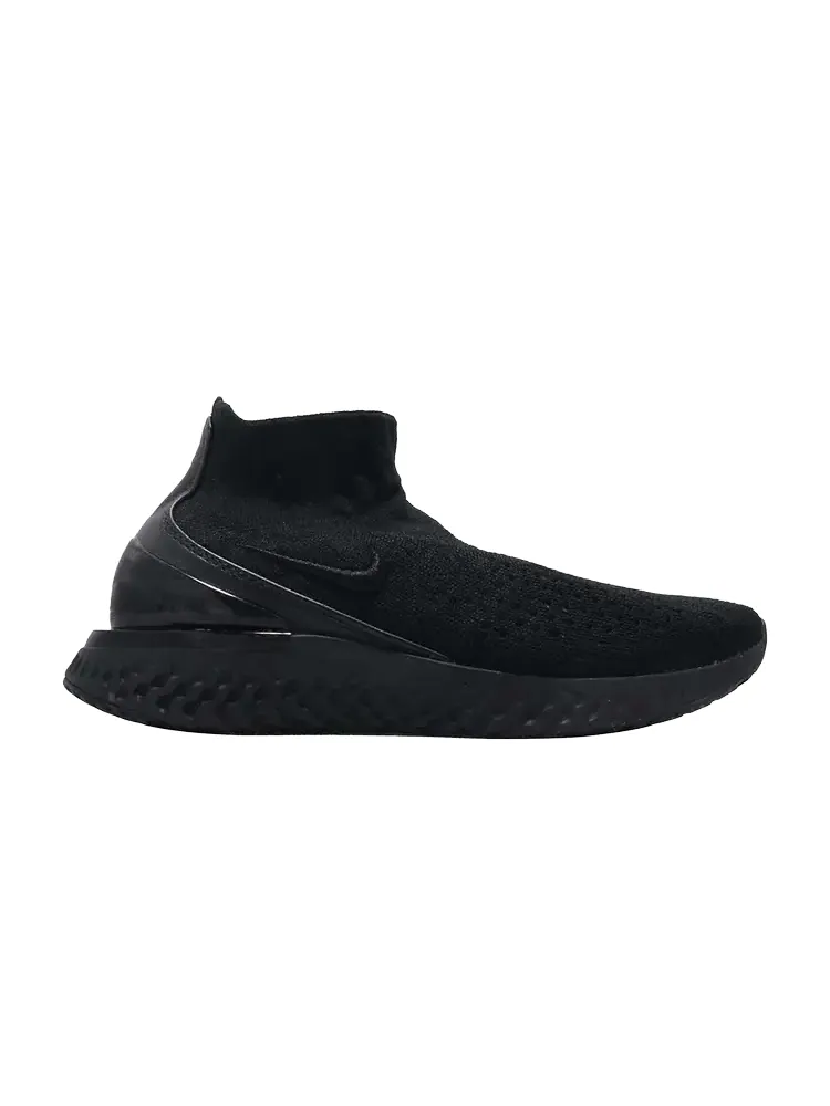 Кроссовки Nike Wmns Rise React Flyknit 'Black' — изображение 1 из 1, черный