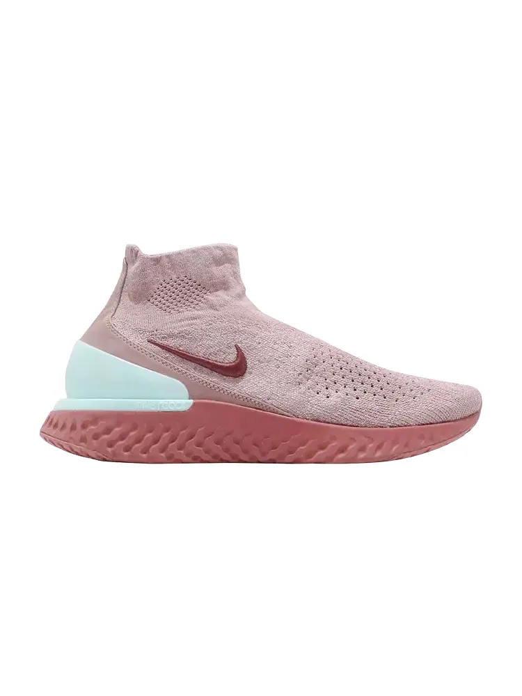 Кроссовки Nike Wmns Rise React Flyknit 'Diffused Taupe' — изображение 1 из 1, розовый