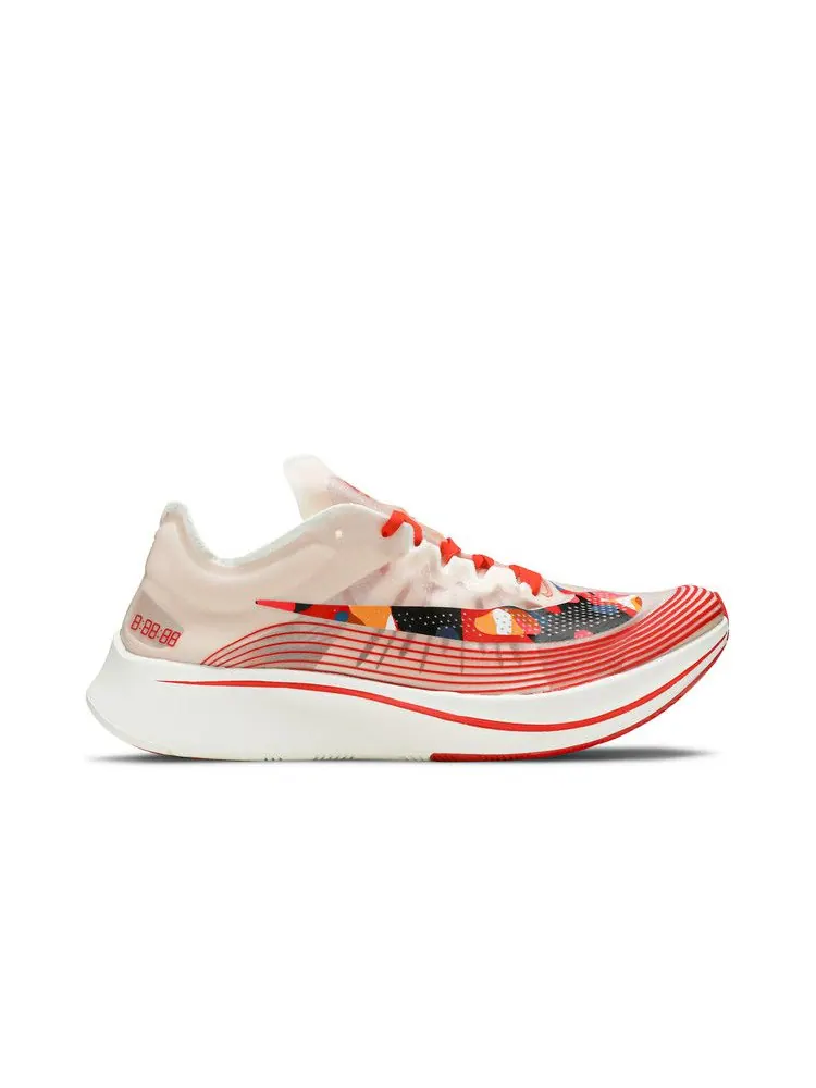 Кроссовки Nike Zoom Fly SP 'Camo Mismatch' — изображение 2 из 9, оранжевый/черный