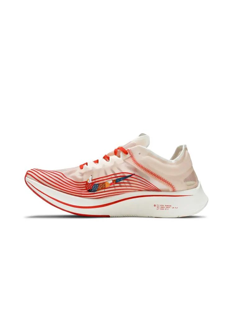 Кроссовки Nike Zoom Fly SP 'Camo Mismatch' — изображение 4 из 9, оранжевый/черный