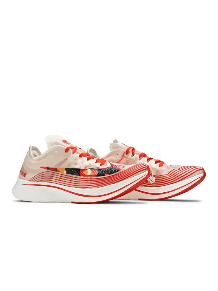 Кроссовки Nike Zoom Fly SP 'Camo Mismatch' — изображение 9 из 9, оранжевый/черный