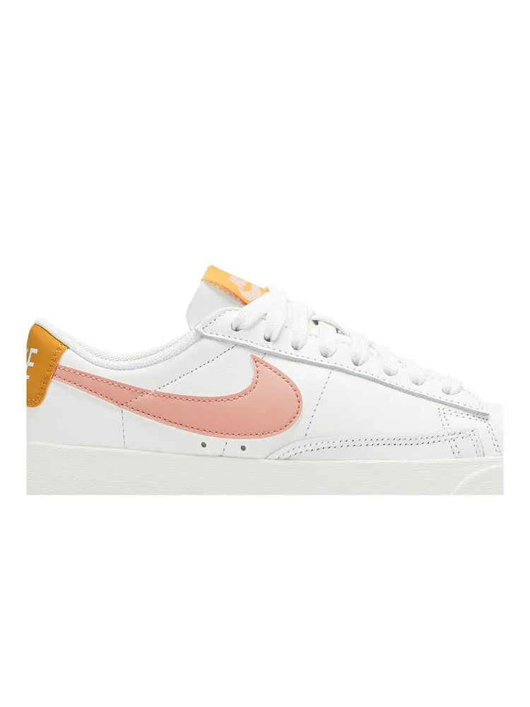 Кроссовки Nike Wmns Blazer Low 'Pink Quartz' — изображение 3 из 9, белый/розовый