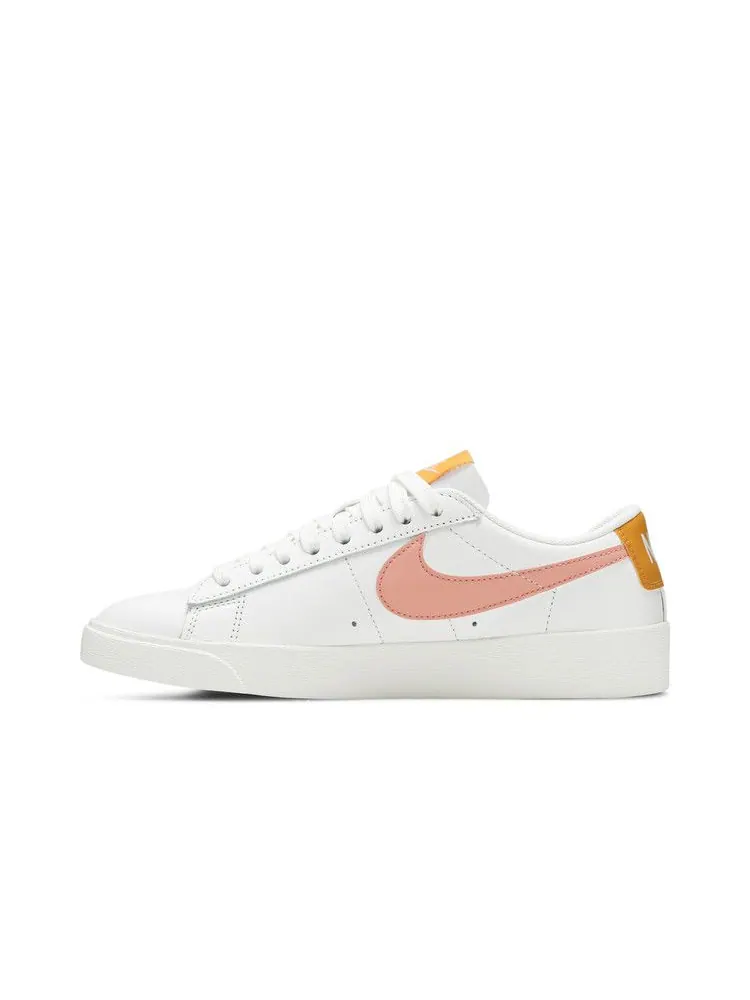Кроссовки Nike Wmns Blazer Low 'Pink Quartz' — изображение 4 из 9, белый/розовый