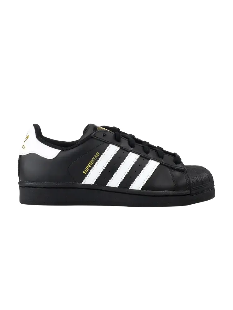 Кроссовки Adidas Superstar J 'Core Black' — изображение 1 из 1, черный