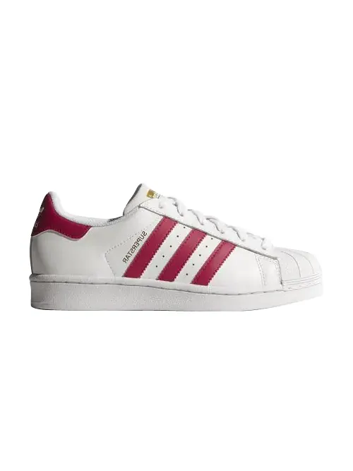 Кроссовки Adidas Superstar J 'White Pink Buzz' — изображение 1 из 1, белый