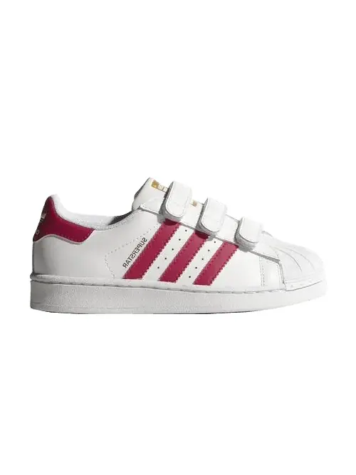 Кроссовки adidas Superstar — изображение 1 из 1, белый/розовый/белый