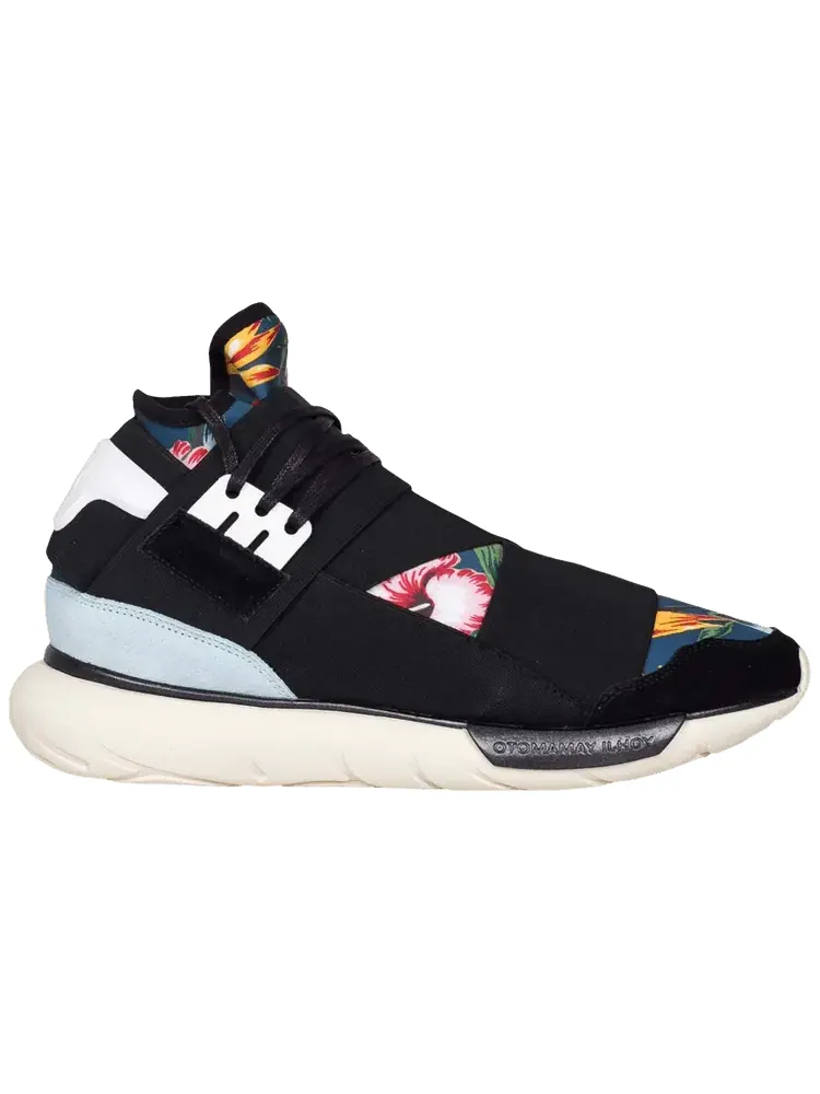 Кроссовки adidas Y-3 Qasa High 'Black Floral' — изображение 1 из 1, черный