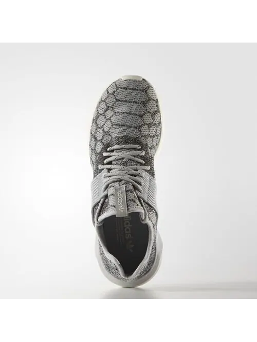 Кроссовки Adidas Tubular PrimeKnit 'Stone' — изображение 3 из 4, серый