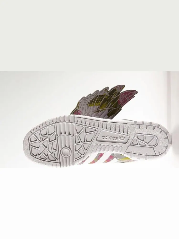 Кроссовки Adidas JS Wings 3M 'Floral' — изображение 5 из 5, серебряный