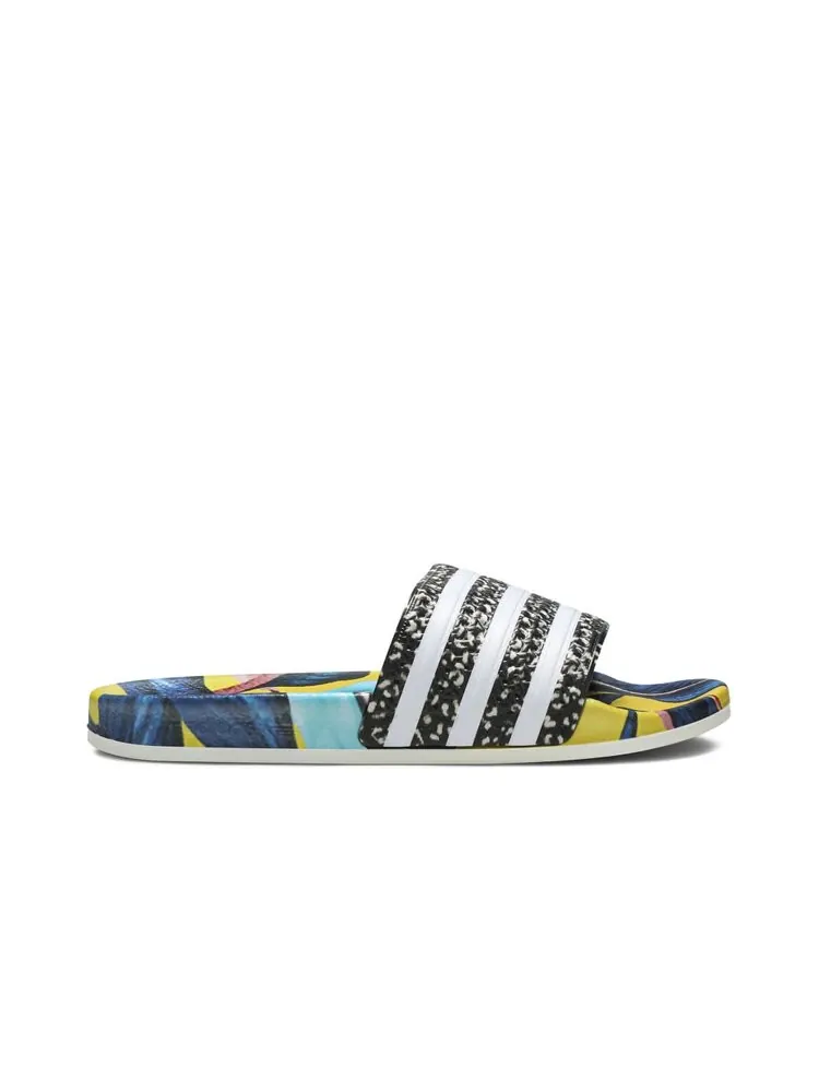 Кроссовки Adidas Wmns Adilette Slides 'Tropical Leaf Print' — изображение 1 из 4, мульти