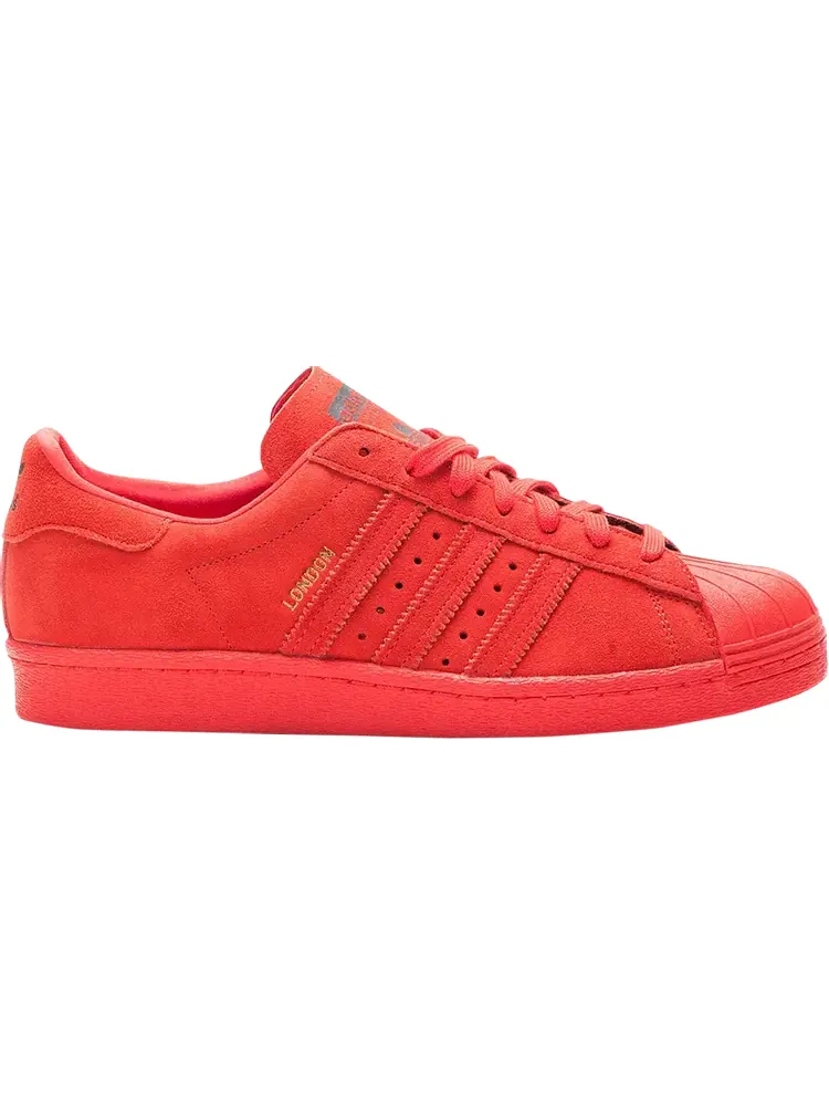 Кроссовки Adidas Superstar 80s 'London' — изображение 1 из 1, красный