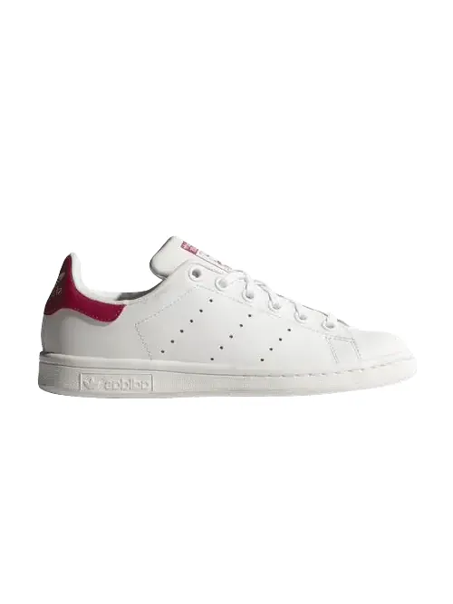 Кроссовки adidas Stan Smith J 'White' — изображение 1 из 6, белый/белый/розовый
