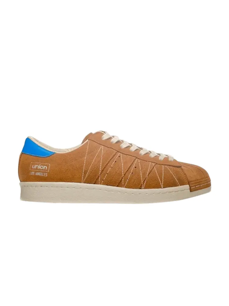 Кроссовки adidas Union x Superstar 80v 'Timber' — изображение 1 из 1, бежевый