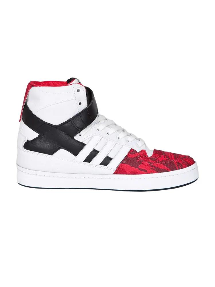 Кроссовки adidas Forum Hi 'Black Scale' — изображение 1 из 1, белый/черный/красный
