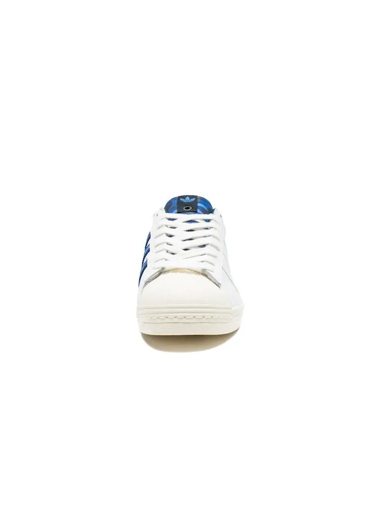 Кроссовки Adidas Undefeated x A Bathing Ape x Superstars 80v 'White Blue' — изображение 4 из 4, белый