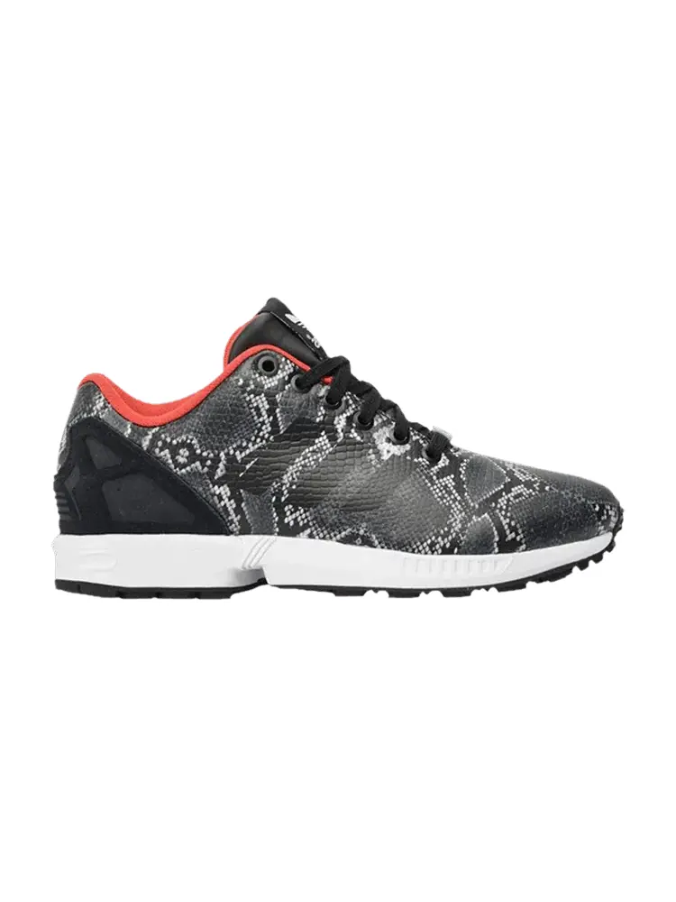 Кроссовки adidas Wmns ZX Flux 'Black Snakeskin' — изображение 1 из 1, черный/черный