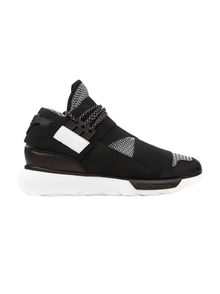 Кроссовки Adidas Y-3 Qasa High 'Black White' 2014 — изображение 1 из 1, черный