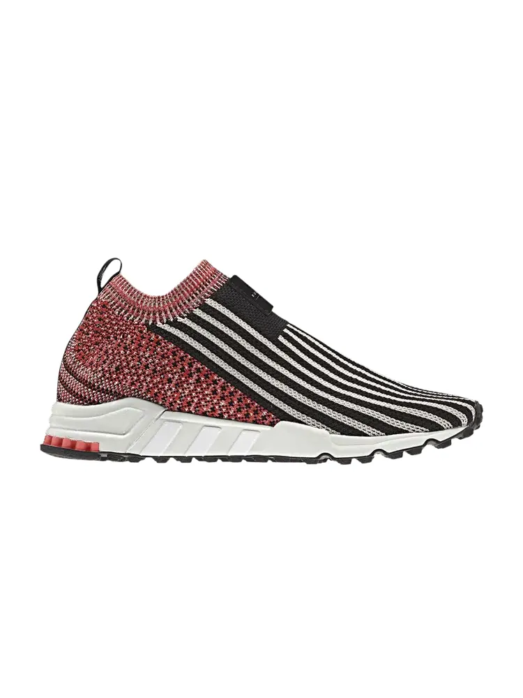 Кроссовки adidas Wmns EQT Support Sock Primeknit 'Black Trace Scarlet' — изображение 1 из 1