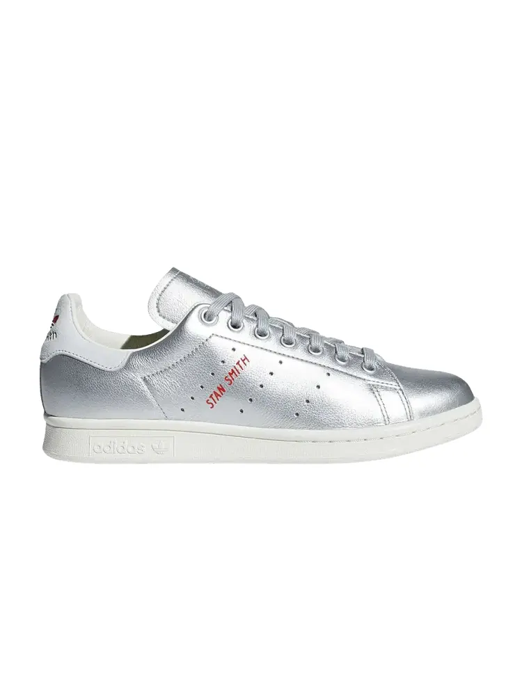 Кроссовки adidas Wmns Stan Smith 'Silver Metallic Red' — изображение 1 из 1