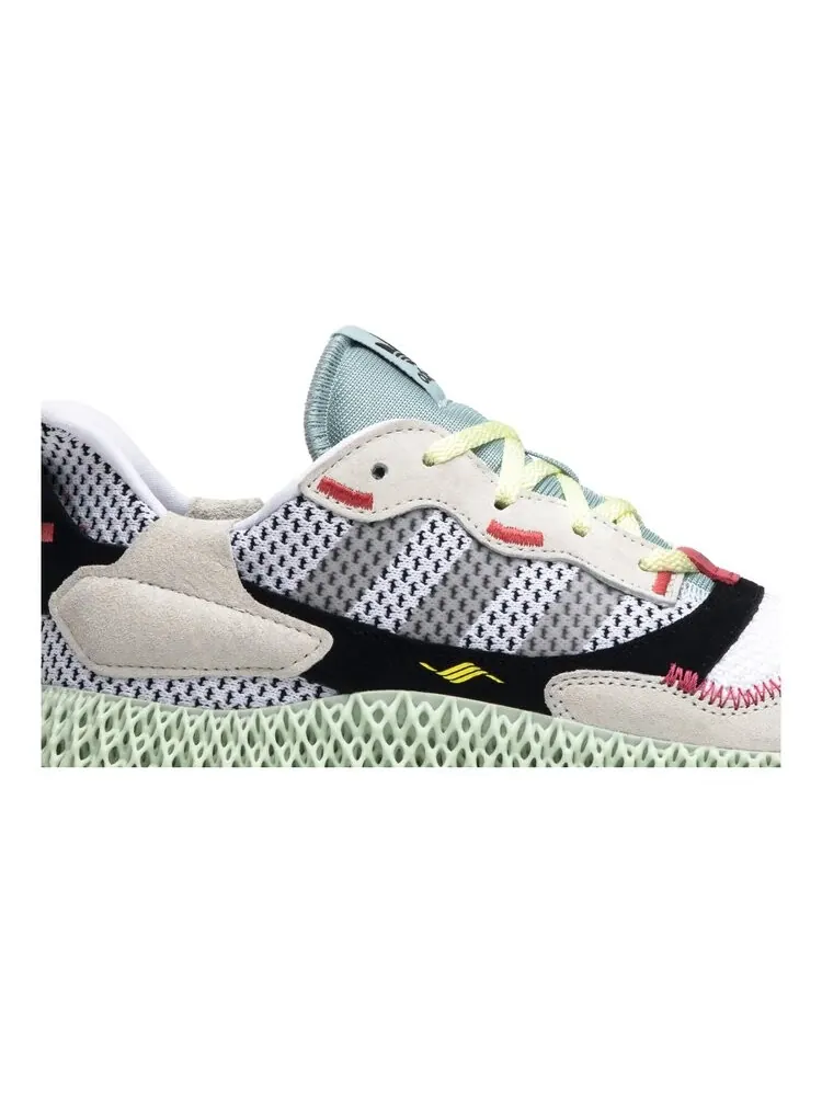 Кроссовки Adidas ZX 4000 Futurecraft 4D — изображение 2 из 4, белый/серый/черный