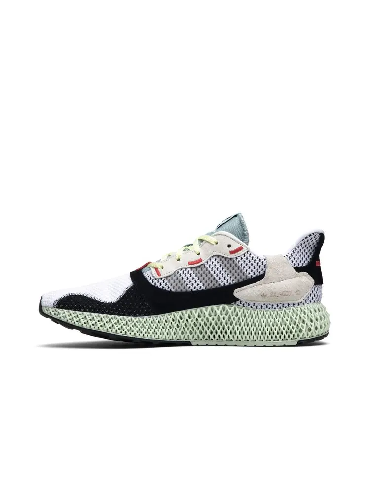 Кроссовки Adidas ZX 4000 Futurecraft 4D — изображение 3 из 4, белый/серый/черный