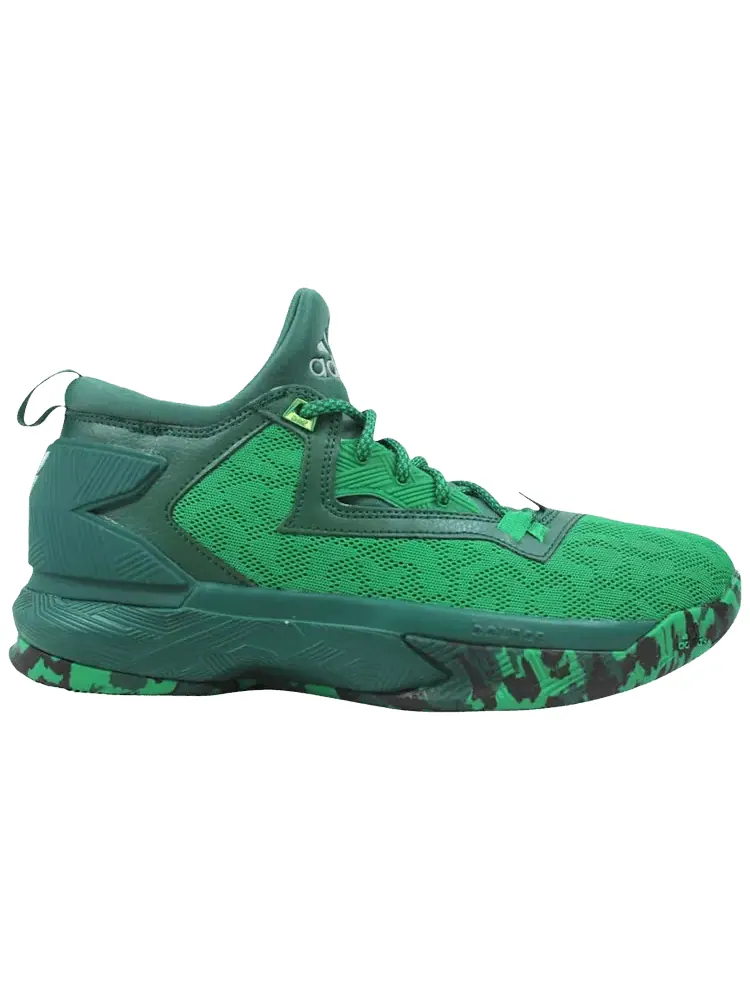 Кроссовки adidas D Lillard 2 'Core Green' — изображение 1 из 1, зеленый