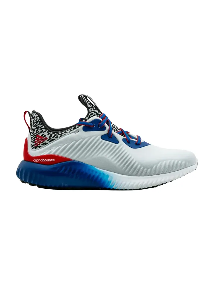 Кроссовки Adidas Alphabounce Team Bowl Series PE 'Kansas Jayhawks' — изображение 1 из 1, белый