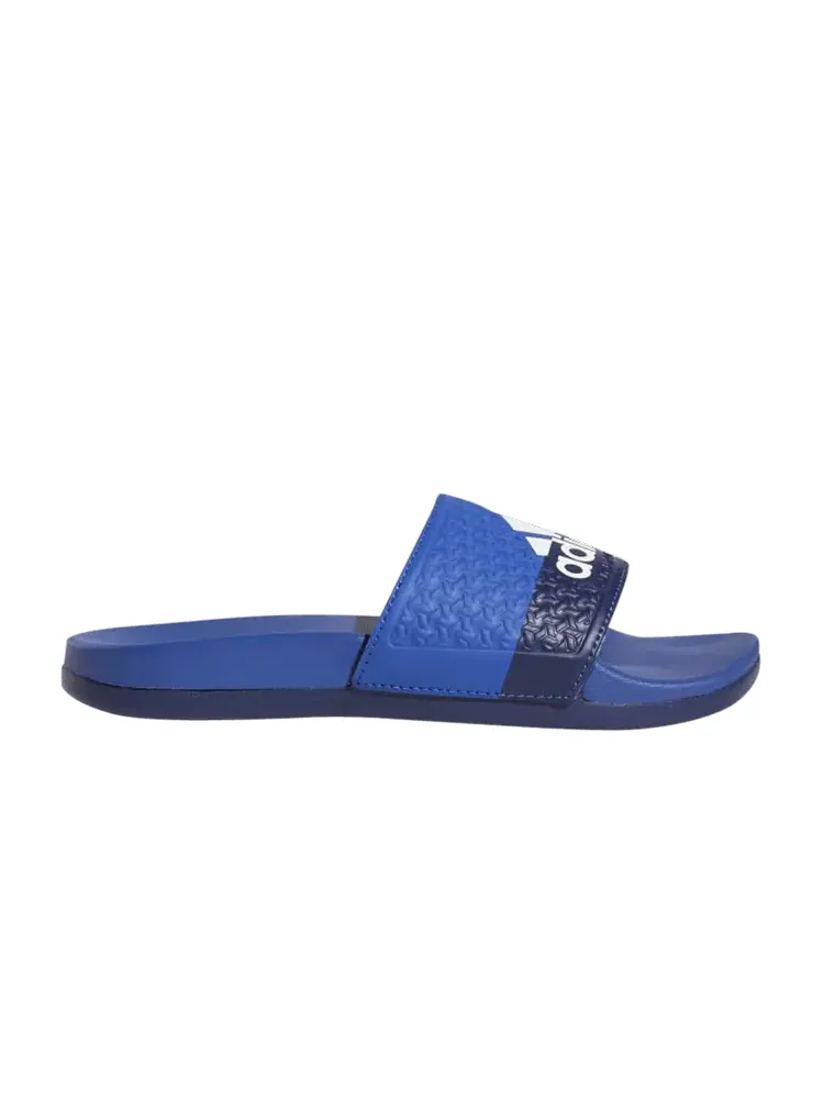 Сандалии adidas Adilette Comfort Slides J 'Collegiate Royal' — изображение 1 из 1, белый/темный синий