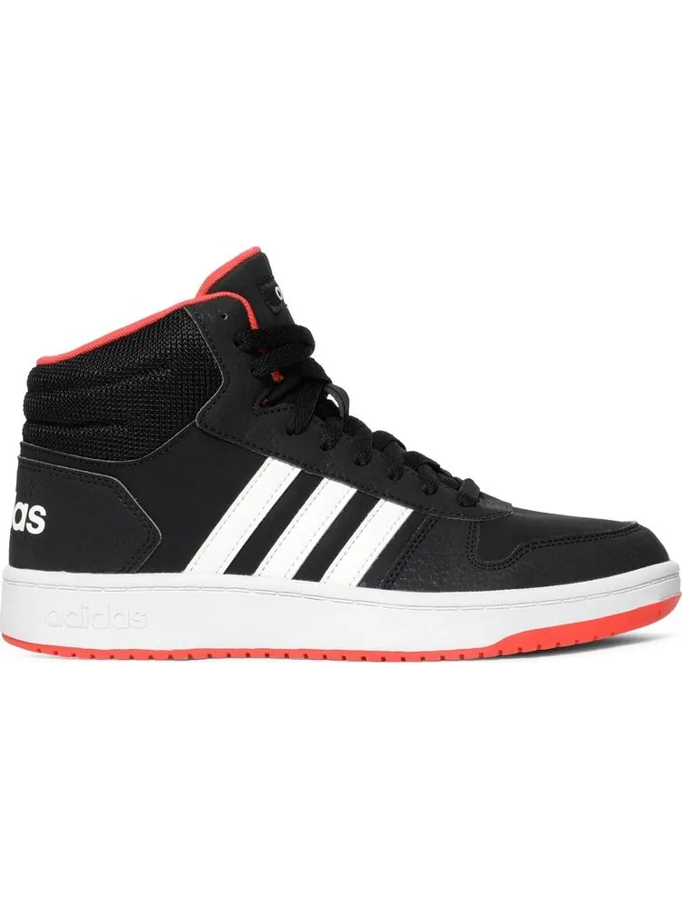 Кроссовки Adidas Hoops 2.0 Mid J — изображение 1 из 8, черный