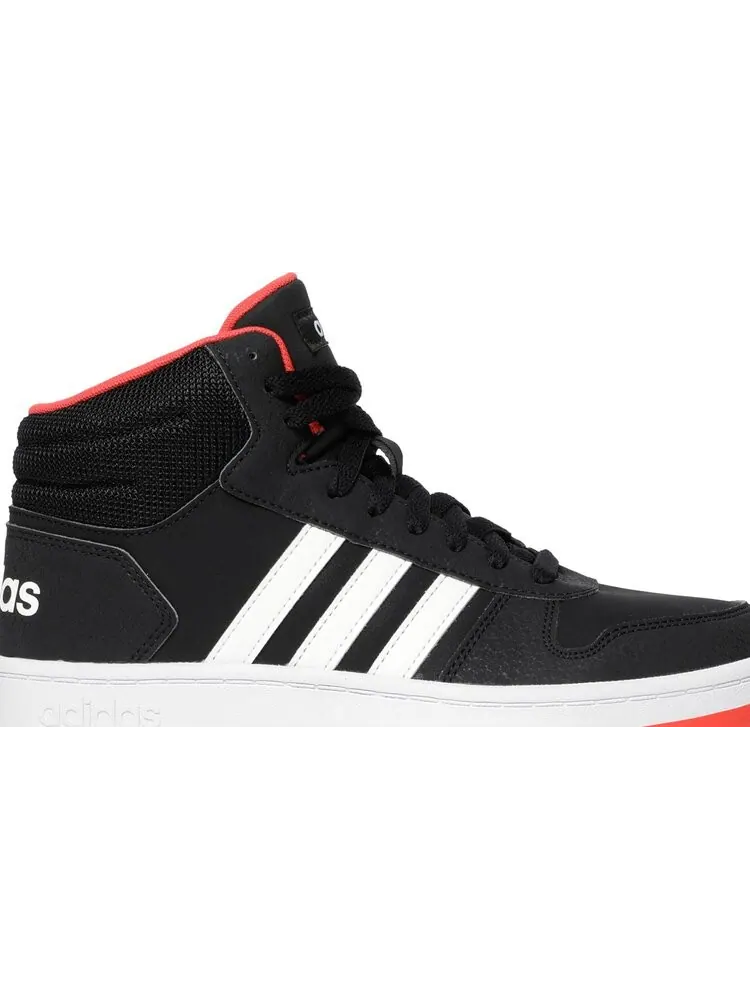 Кроссовки Adidas Hoops 2.0 Mid J — изображение 2 из 8, черный