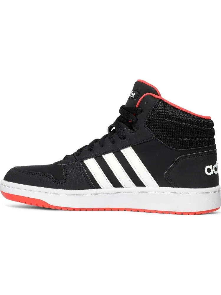 Кроссовки Adidas Hoops 2.0 Mid J — изображение 3 из 8, черный