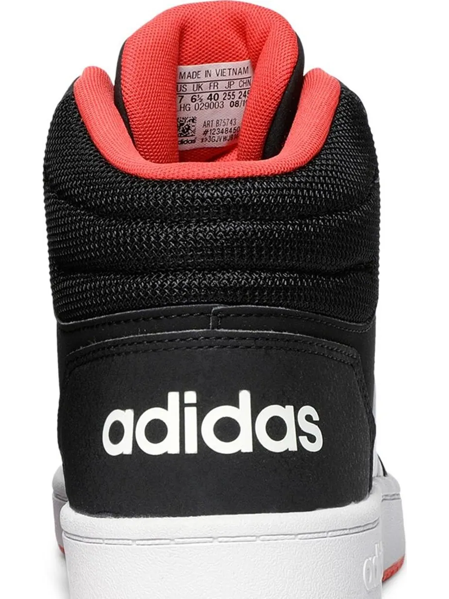 Кроссовки Adidas Hoops 2.0 Mid J — изображение 7 из 8, черный