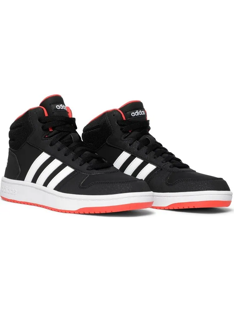 Кроссовки Adidas Hoops 2.0 Mid J — изображение 8 из 8, черный