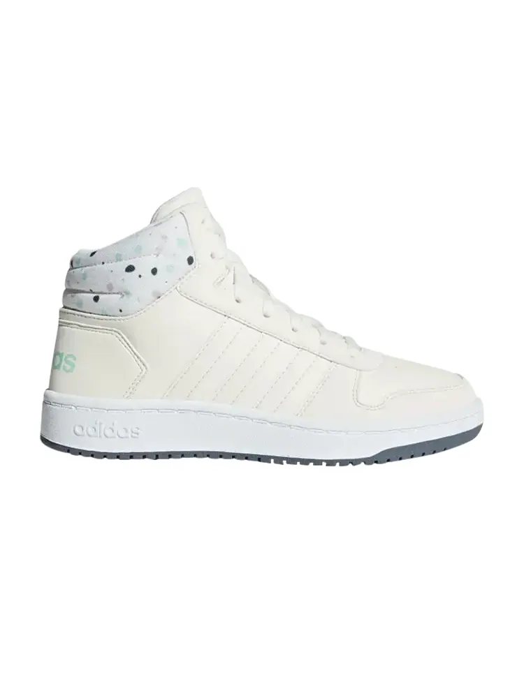 Кроссовки Adidas Hoops 2.0 Mid J 'Playful Graphic' — изображение 1 из 1, белый