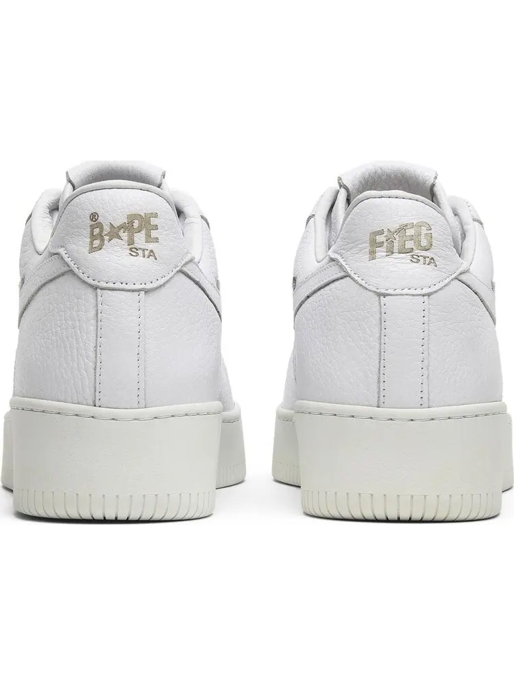 Кроссовки Ronnie Fieg x Bapesta Low White — изображение 6 из 8, белый