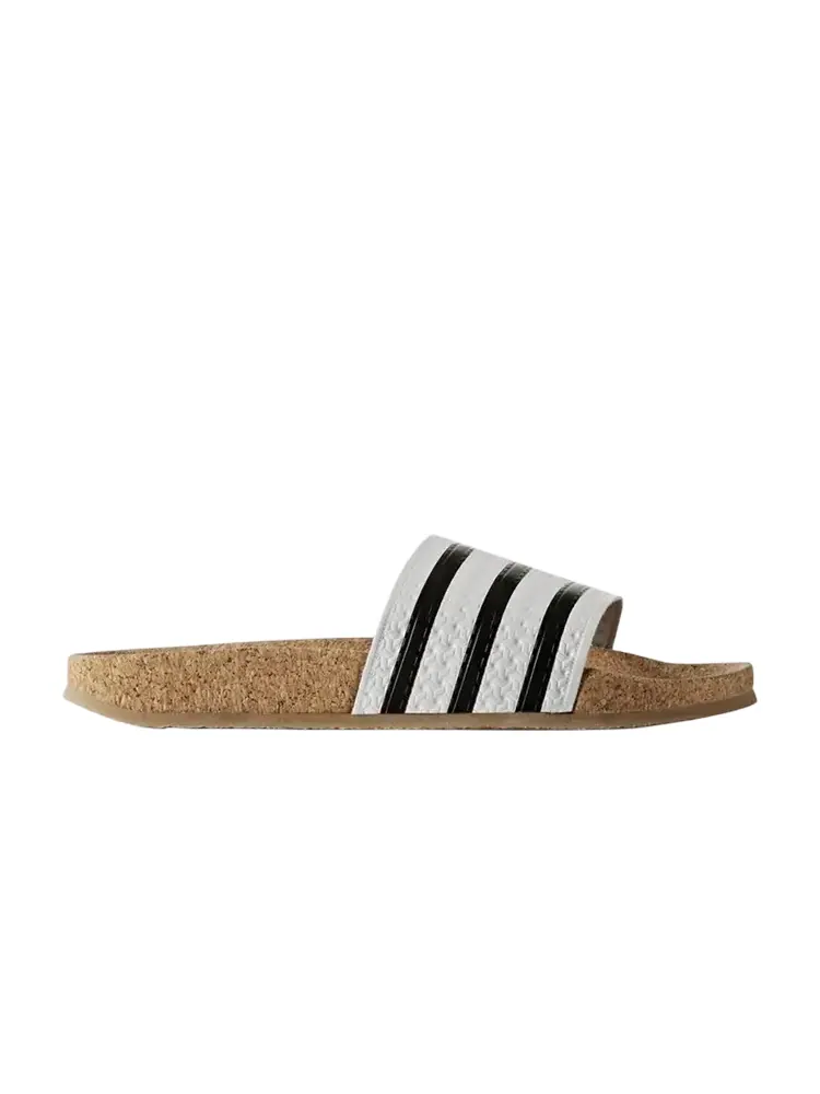 Кроссовки Adidas Wmns Adilette Cork Slide — изображение 1 из 1, белый
