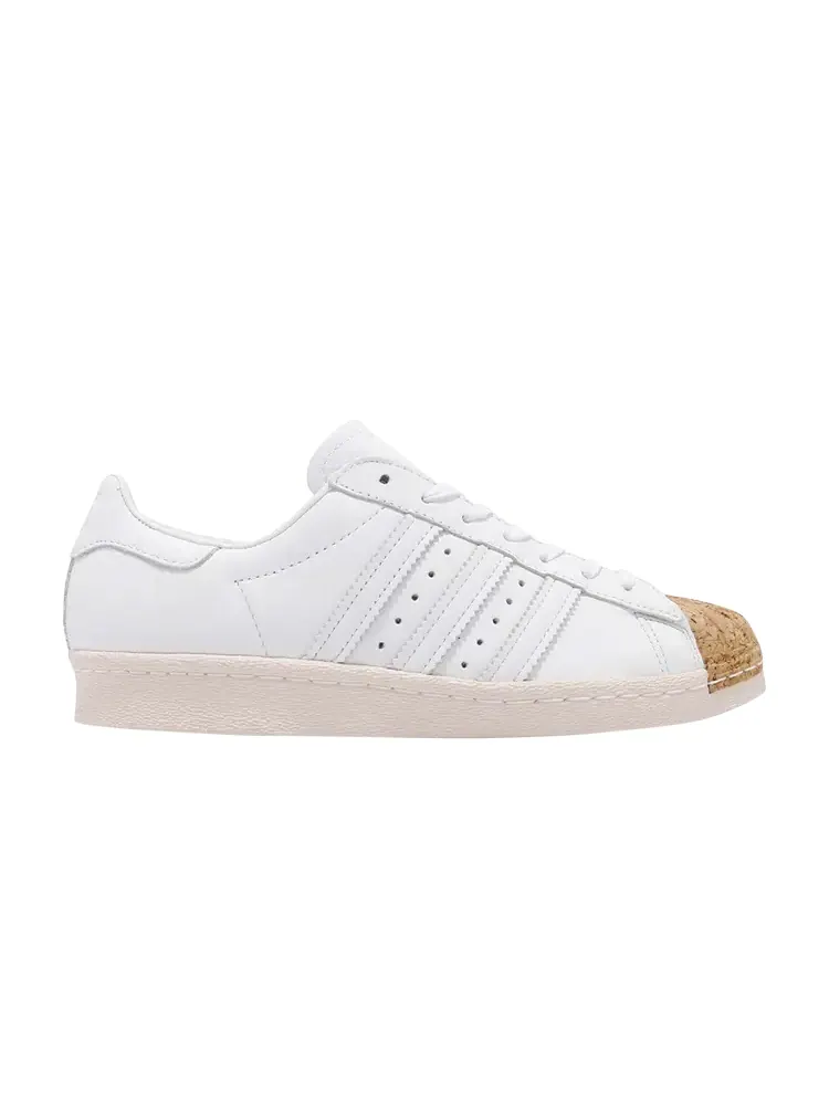 Кроссовки Adidas Wmns Superstar 80s 'Cork Toe' — изображение 1 из 1, белый