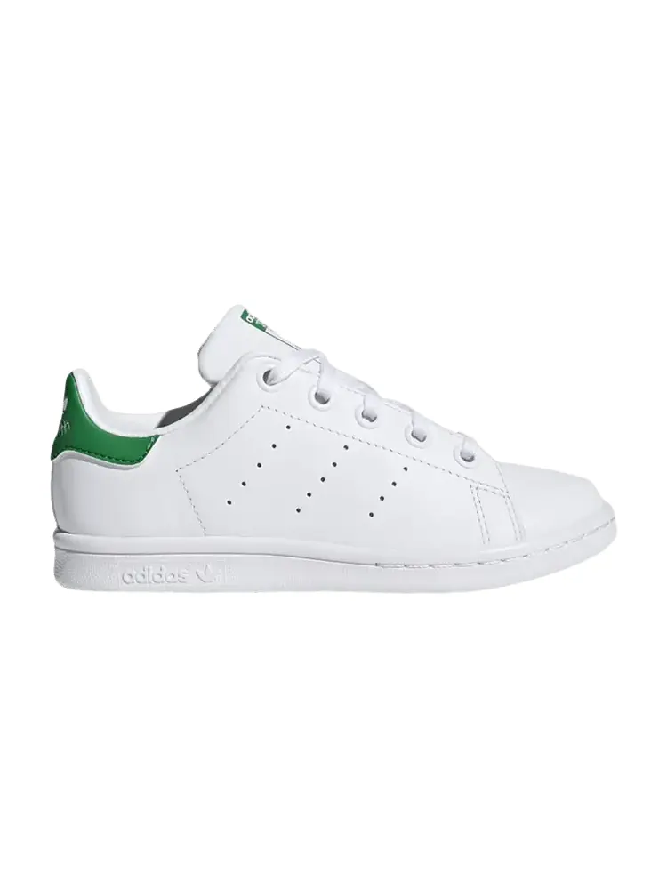 Кроссовки adidas Stan Smith J 'White Green' — изображение 1 из 1, белый/белый/зеленый
