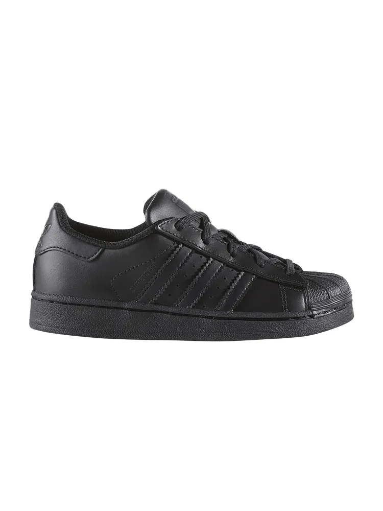 Кроссовки adidas Superstar Foundation GS — изображение 1 из 1, черный/черный/черный