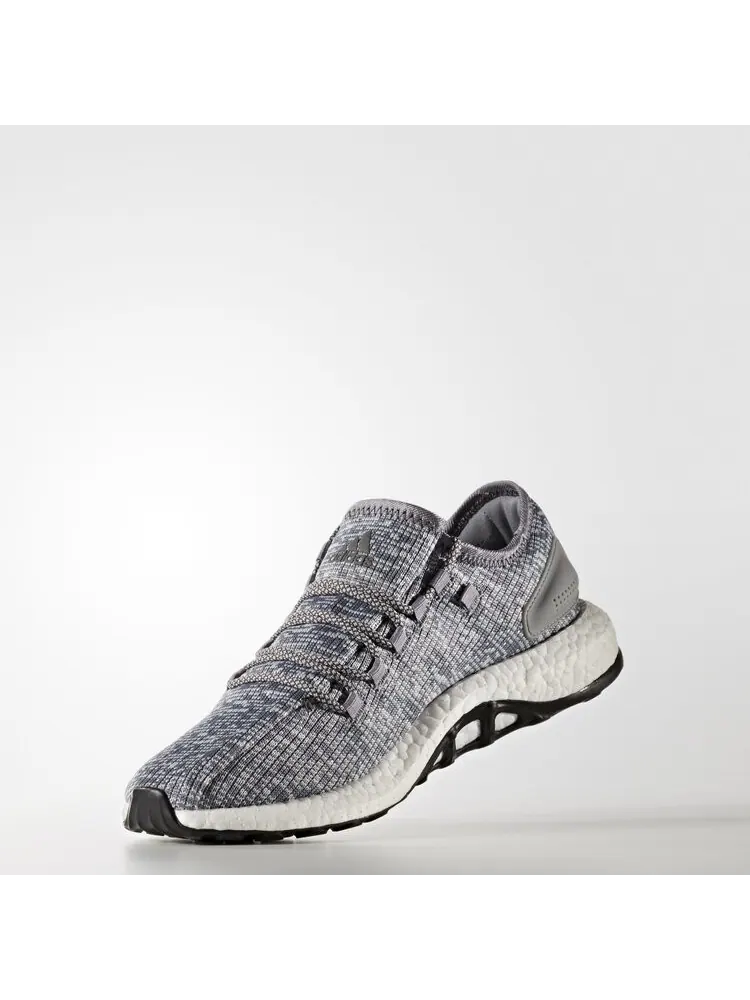Кроссовки Adidas PureBoost 'Grey' — изображение 2 из 4, серый