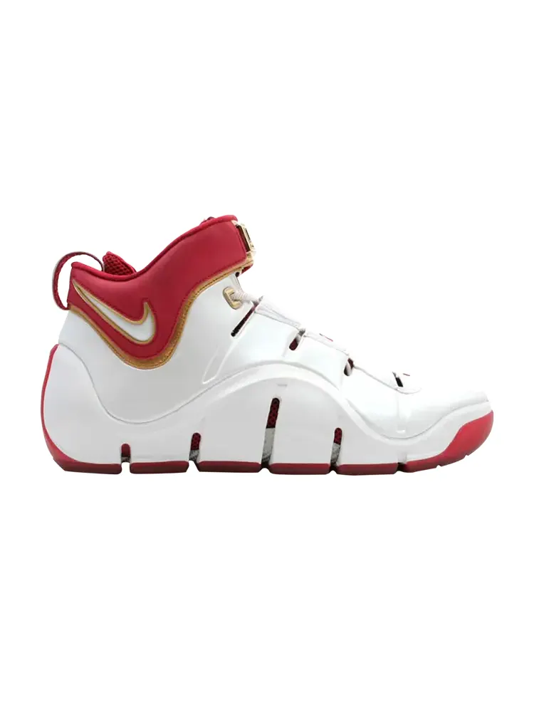 Кроссовки Nike Zoom Lebron 4 'Playoff' — изображение 1 из 1, белый