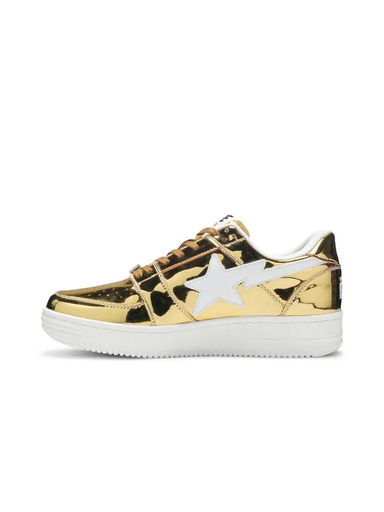 Кроссовки BAPE Bapesta Low 'Gold Foil' — изображение 3 из 4, золото