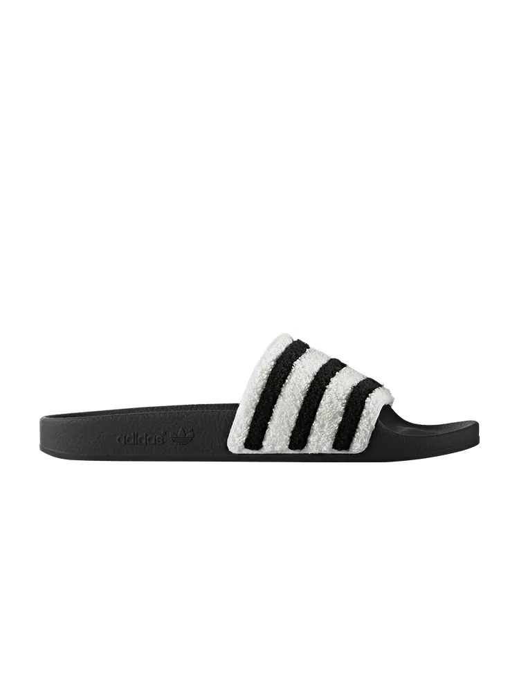 Кроссовки adidas Adilette Slides 'Core Black' — изображение 1 из 1, черный/черный/белый